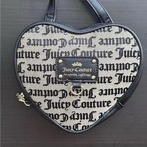 Juicy Couture Black Label Heart Crossbody w/Juicy Charm